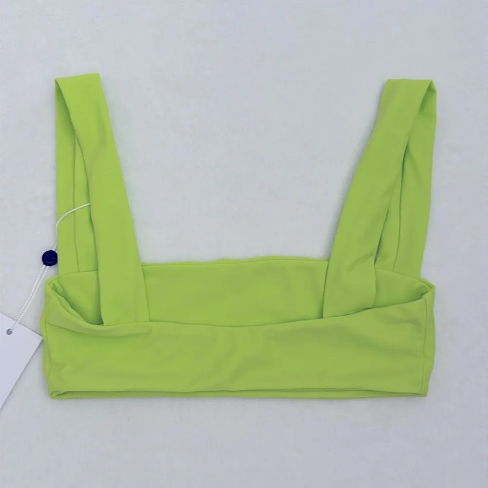 {NWT} Lovers + Friends | Neon Fun Loving Bikini Swimsuit Set Arctic Lime XXS/XS - Picture 6 of 15